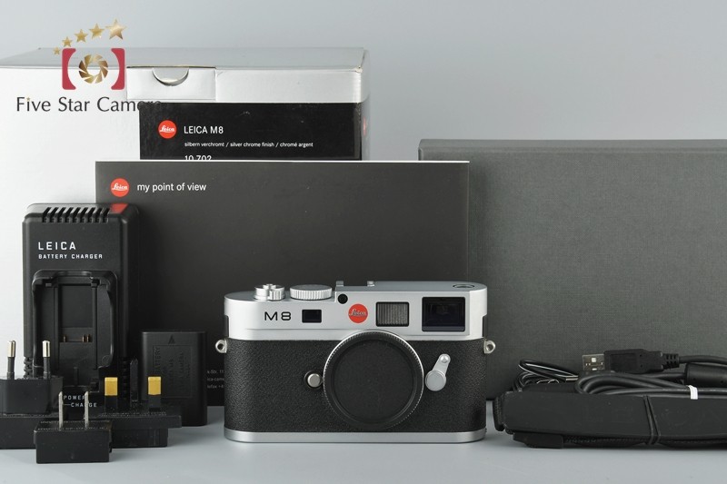 【中古】Leica ライカ M8 シルバークローム デジタルレンジファインダーカメラ