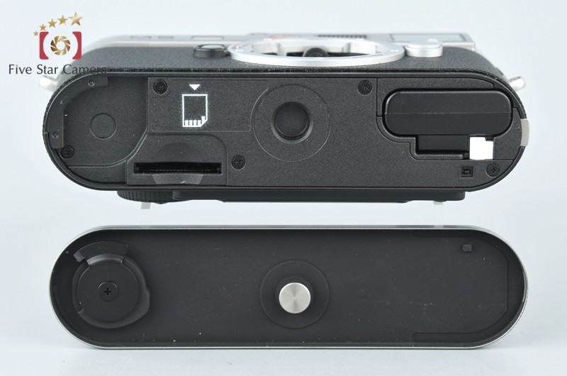 LEICA - 中古 Leica M9用ボトムプレート スチールグレー 裏蓋の