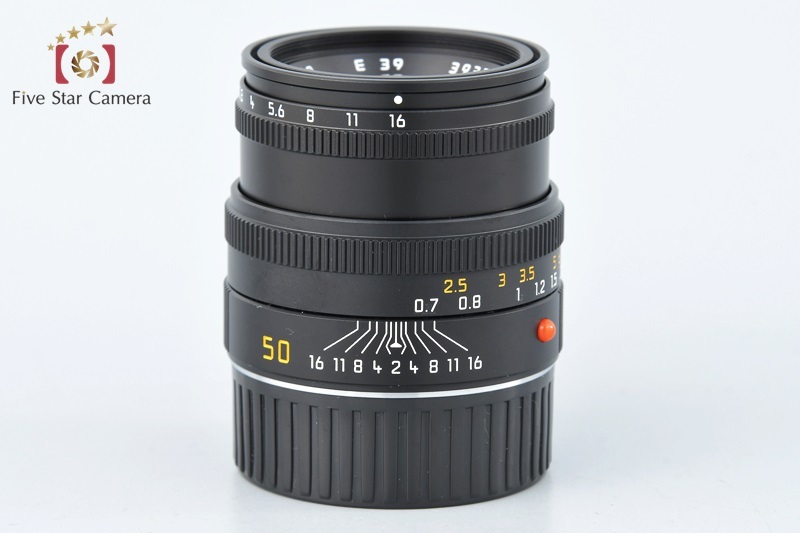 【中古】Leica ライカ SUMMICRON-M 50mm f/2 E39 第4世代