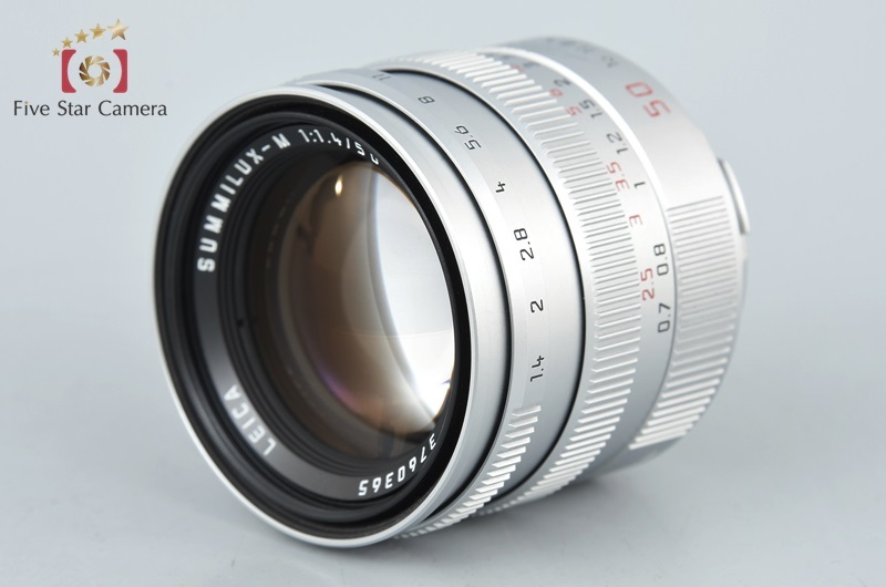 【中古】Leica ライカ SUMMILUX-M 50mm f/1.4 E46 クローム 第3世代 11856