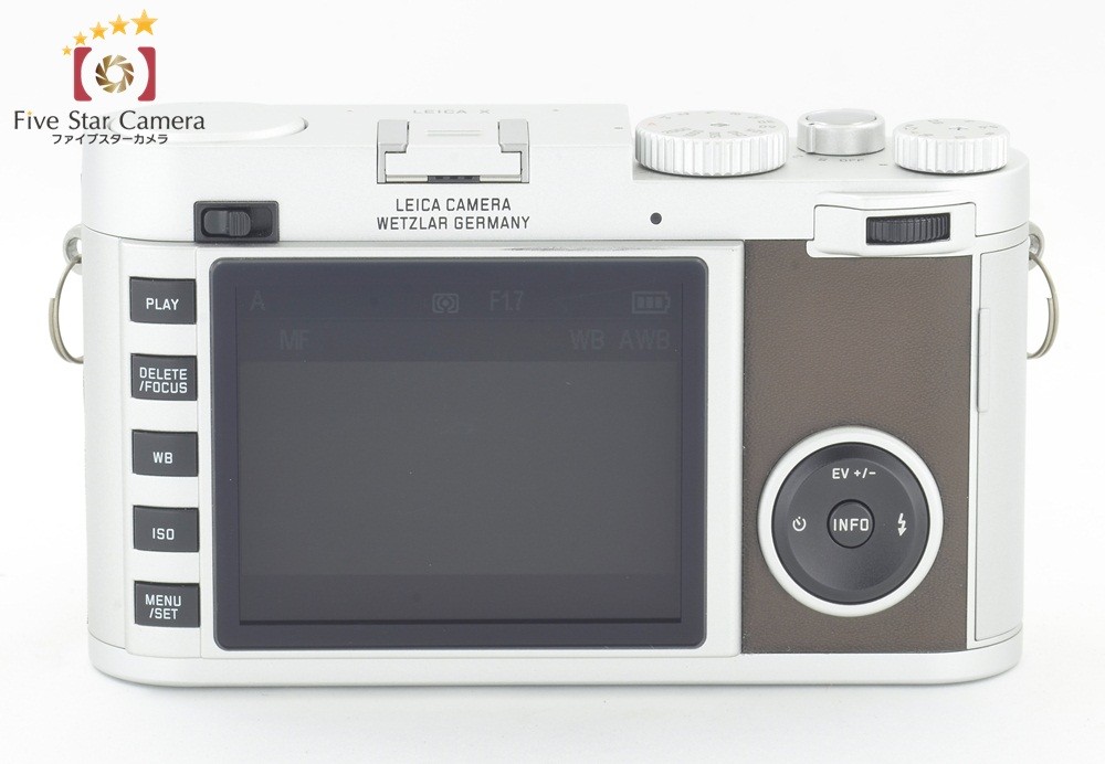 ライカ 【中古】Leica X Typ 113 シルバー : 中古カメラの ライカ 【中古】Leica X Typ 113 シルバー : 中古カメラの