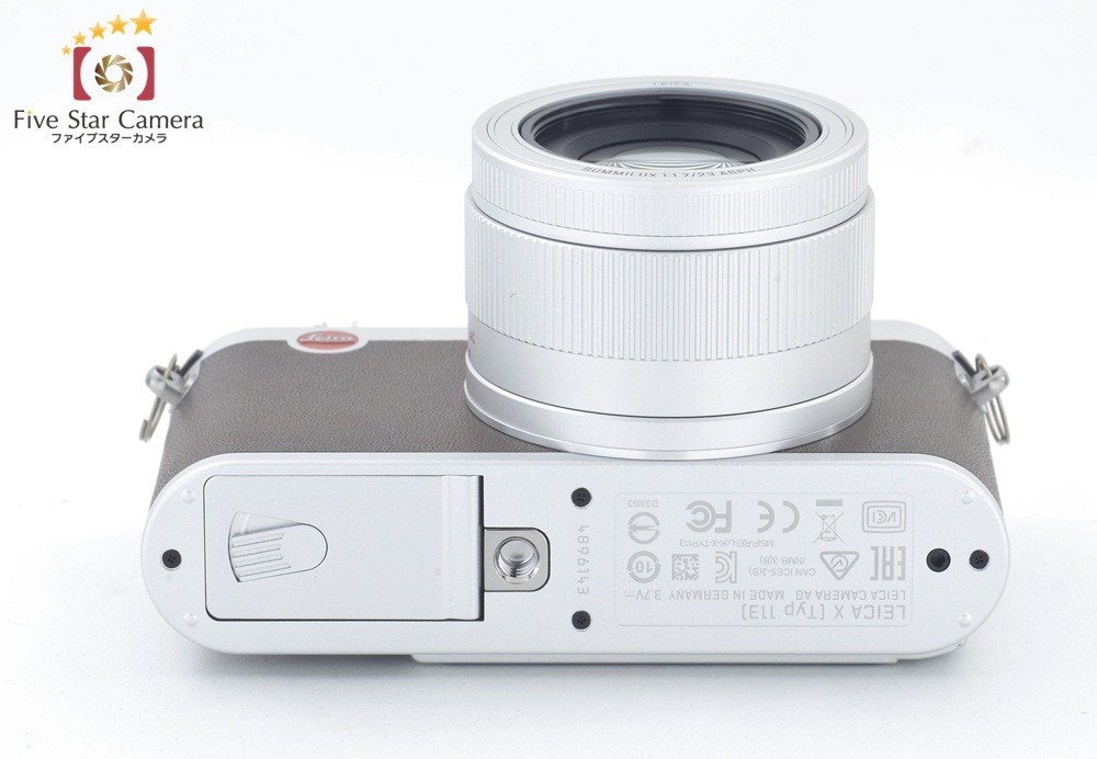 ライカ 【中古】Leica X Typ 113 シルバー : 中古カメラの ライカ 【中古】Leica X Typ 113 シルバー : 中古カメラの