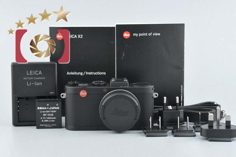 【中古】Leica ライカ X2 ブラック コンパクトデジタルカメラ