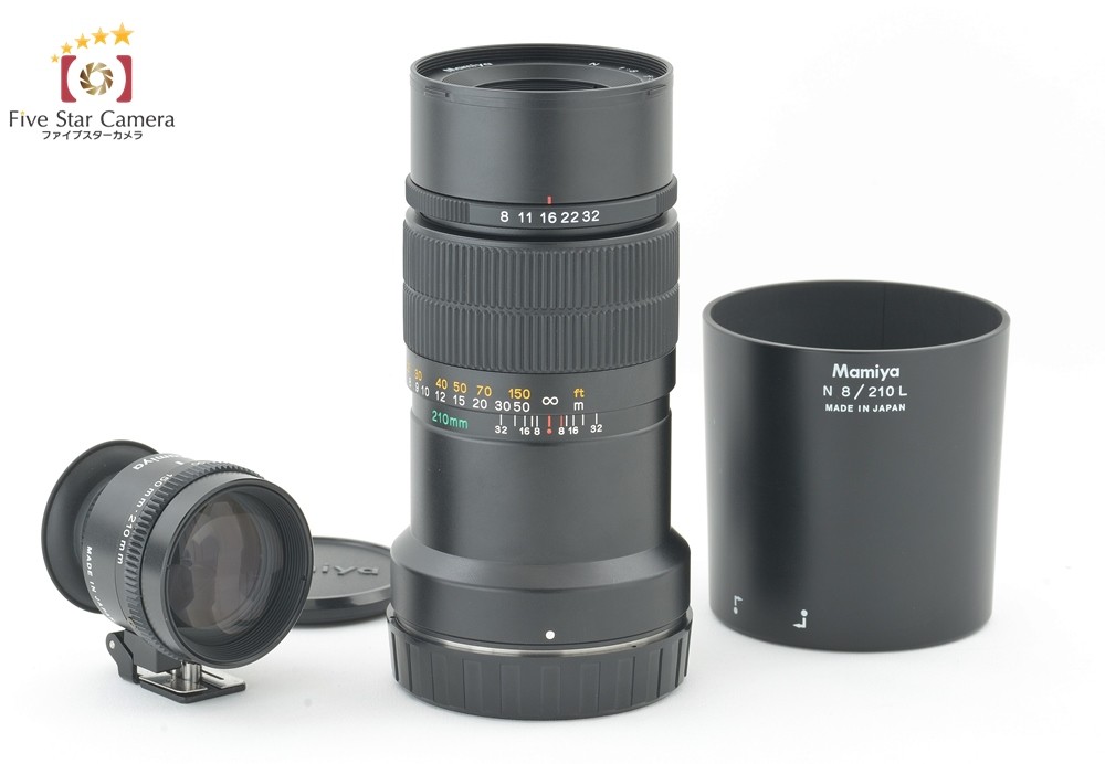 フィルムカメラ mamiya N 1:8 210mm L Mamiya 【中古】Mamiya マミヤ N 210mm f/8 L ファインダー付 マミヤ7