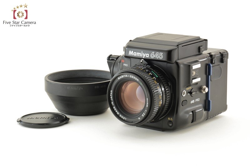 【中古】Mamiya マミヤ 645 PRO + SEKOR C 80mm f/2.8 N