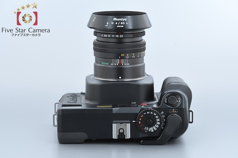 中古】Mamiya マミヤ 7II ブラック + N 80mm f/4 L 中判フィルムカメラ