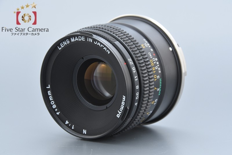 中古】Mamiya マミヤ 7II ブラック + N 80mm f/4 L 中判フィルムカメラ