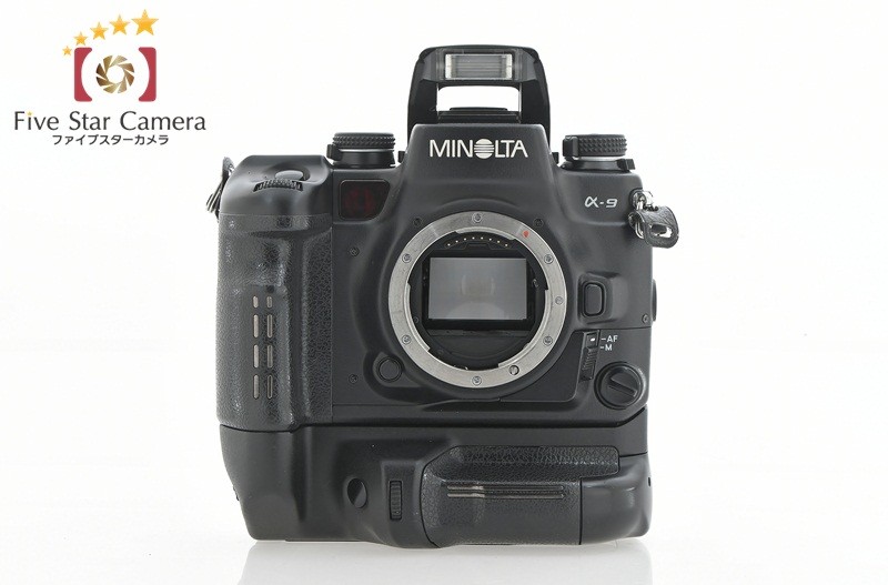 中古】MINOLTA ミノルタ α-9 VC-9M バッテリーグリップ付属の説明