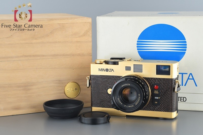 MINOLTA ミノルタ CLE GOLD LIMITED M-ROKKOR 40mm F フィルムカメラ