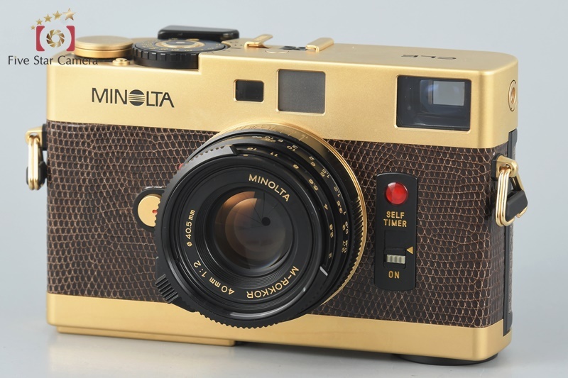 未使用品】MINOLTA ミノルタ CLE GOLD LIMITED + M-ROKKOR 40mm f/2 : minolta-cle-gold- limited-402-2000347-0616- : 中古カメラのファイブスターカメラ - 通販 - Yahoo!ショッピング