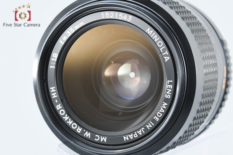 中古】MINOLTA ミノルタ MC W.ROKKOR-HH 35mm f/1.8の説明 - 通販