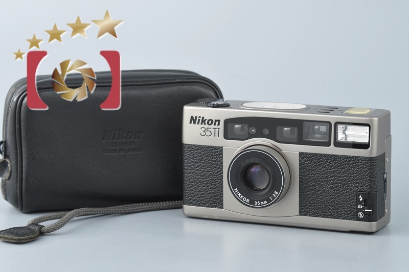中古】Nikon ニコン 35Ti フラッシュ改造品 コンパクトフィルムカメラ 