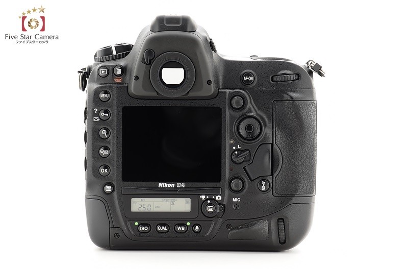 ニコン 【中古】Nikon D4 デジタル一眼レフカメラ : 中古カメラ ニコン 【中古】Nikon D4 デジタル一眼レフカメラ : 中古カメラ