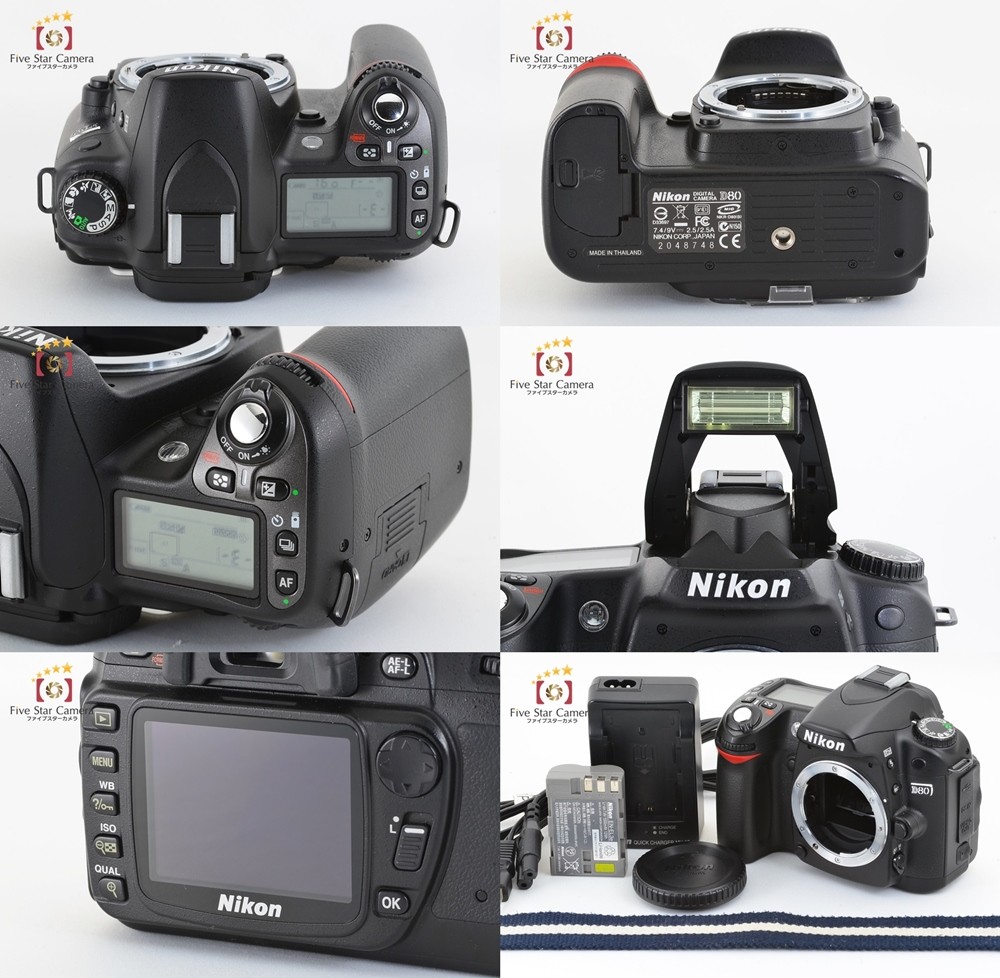 ニコン（Nikon） 【中古】 D80 デジタル一眼レフカメラ : 中古カメラの