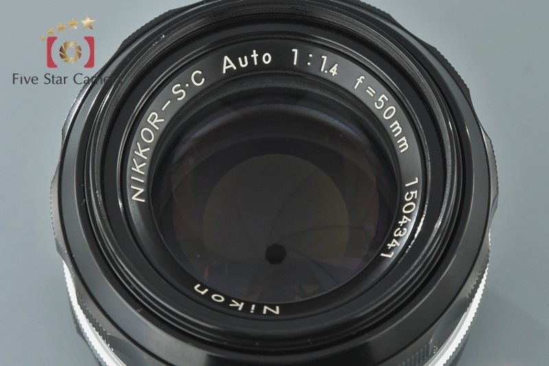 ニコン（Nikon） 【中古】Nikon NIKKOR-S.C Auto 50mm f/1.4 : 中古