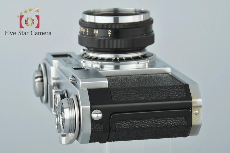ニコン（Nikon） 【中古】Nikon S2 後期黒ダイヤル + NIKKOR-H.C 50mm