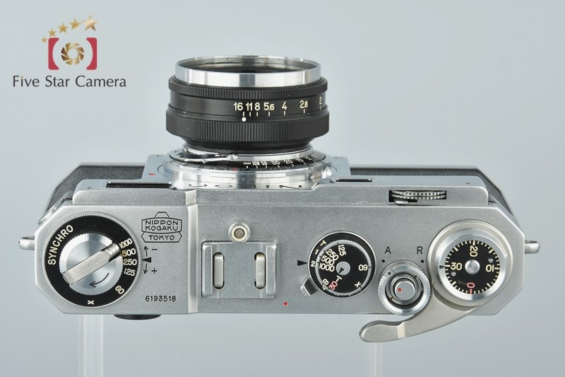【中古】Nikon ニコン S2 後期 黒ダイヤル + NIKKOR-H.C 50mm f/2 ニコン（Nikon） 【中古】Nikon S2 後期黒ダイヤル + NIKKOR-H.C 50mm