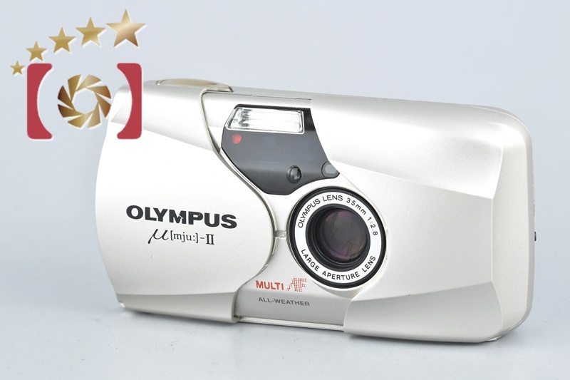【中古】OLYMPUS μ-II ミュー2　ゴールド 中古】 オリンパス μ-II シャンパンゴールド OLYMPUS ミュー II