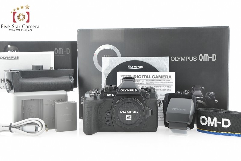 オリンパス 【中古】OLYMPUS OM-D E-M1 ブラック + HLD-7 パワー