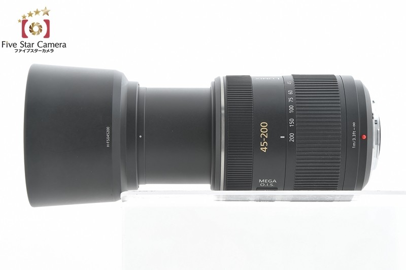 【中古】(パナソニック) Panasonic G VARIO 45-200/4-5.6 [H-FS045200] LUMIX G VARIO 45-200mm/F4.0-5.6/MEGA O.I.S. H-FS045200 中古価格