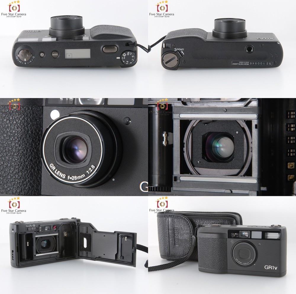 リコー（RICOH） 【中古】 GR-1V コンパクトフィルムカメラ : 中古