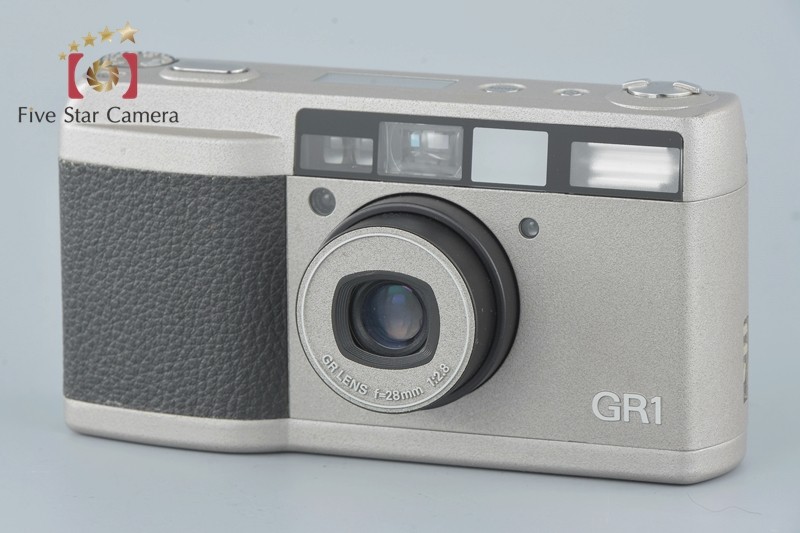 【中古】RICOH リコー GR1 シルバー コンパクトフィルムカメラ
