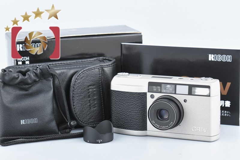 リコー 【中古】RICOH GR1v シルバー コンパクトフィルムカメラ