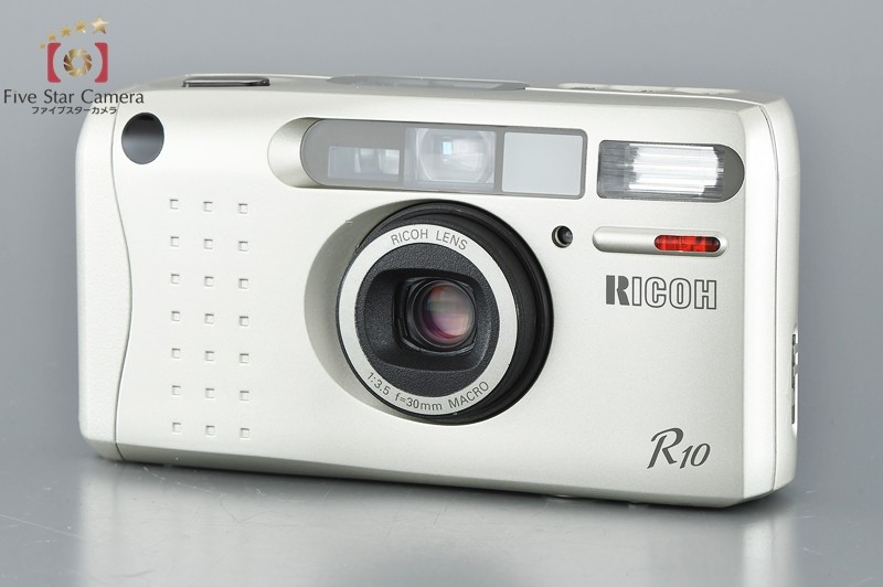 【中古】RICOH リコー R10 シルバー コンパクトフィルムカメラ