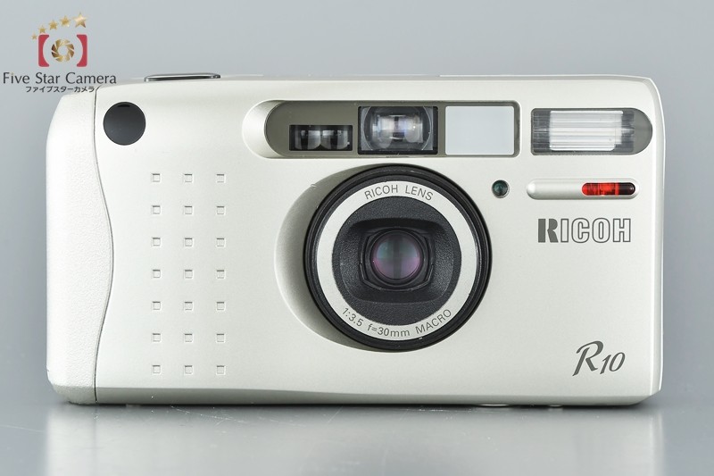 【中古】RICOH リコー R10 シルバー コンパクトフィルムカメラ