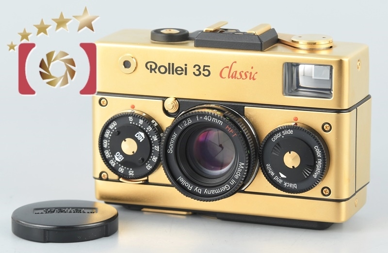 【中古】Rollei ローライ 35 Classic ゴールド コンパクトフィルムカメラ : rollei-35-classic-gl-920026-0609-  : 中古カメラのファイブスターカメラ - 通販 - Yahoo!ショッピング