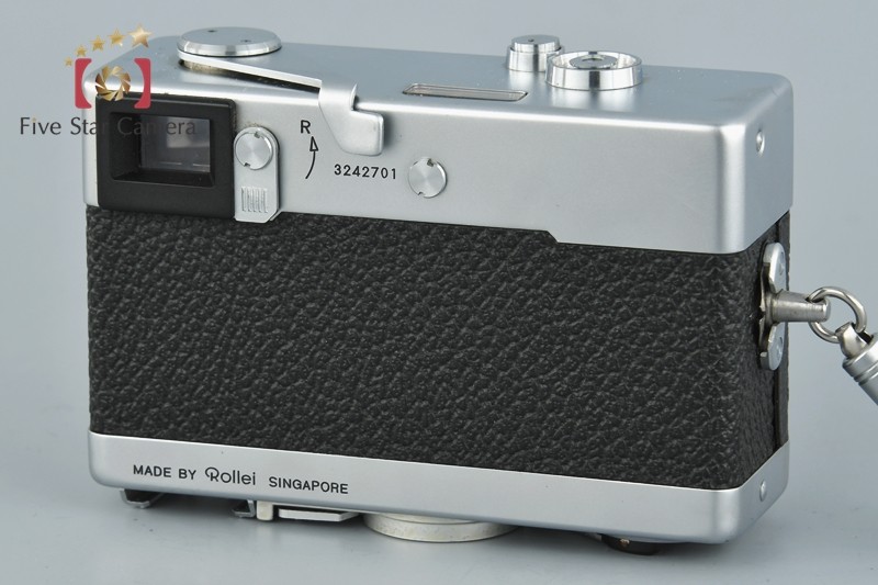 中古品　Rollei 35 某カメラ店査定済み 中古】Rollei ローライ 35 シルバー コンパクトフィルムカメラ : 中古