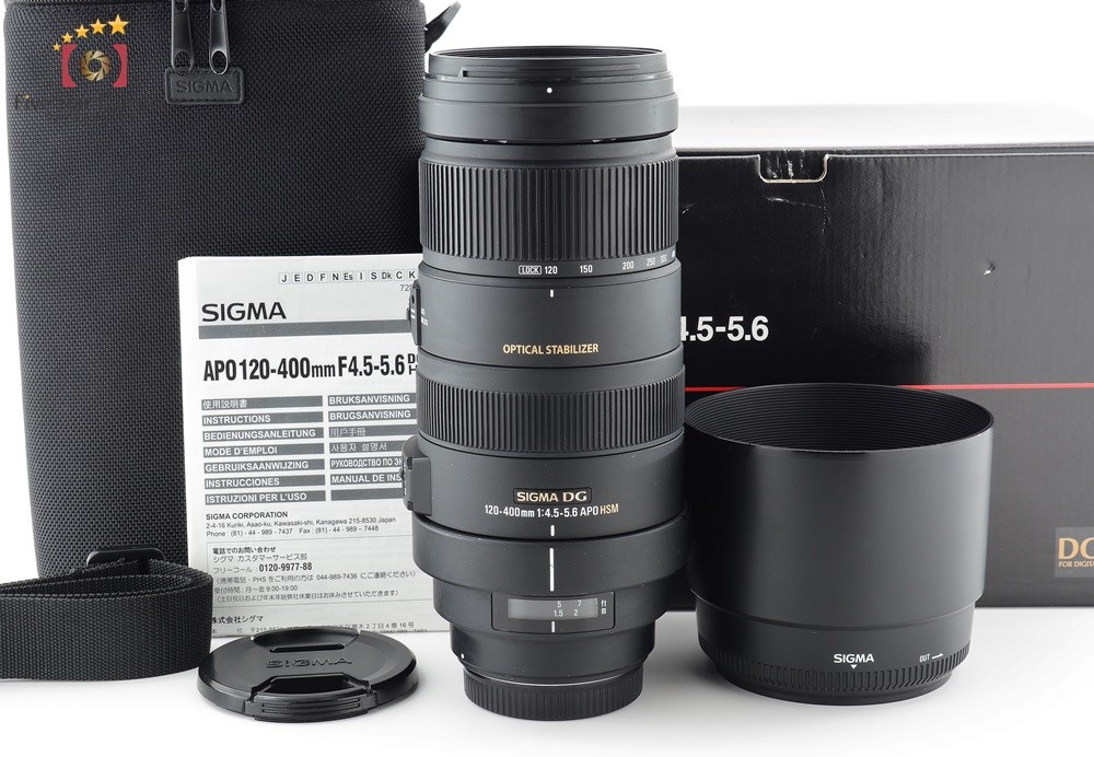シグマ　120-400mm　CANONマウント Amazon.com : Sigma 120-400mm f/4.5-5.6 AF APO DG OS HSM Telephoto