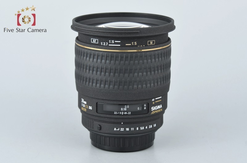 シグマ 【中古】SIGMA 24mm f/1.8 EX DG MACRO ASPHERICAL