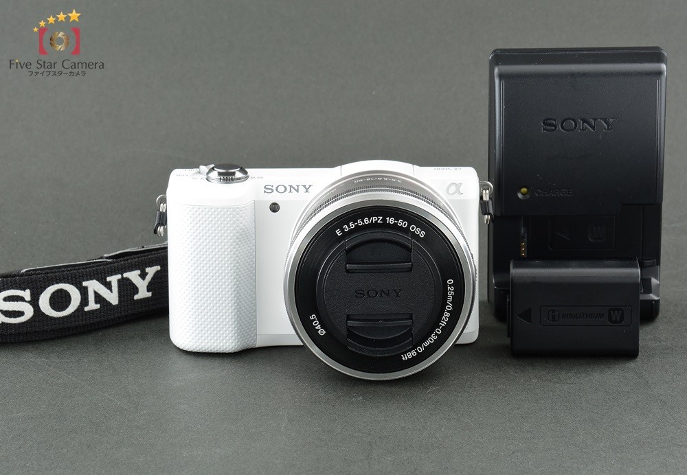 SONY（ソニー） 【中古】SONY α5000 ホワイト ICLE-5000 海外版 + E PZ