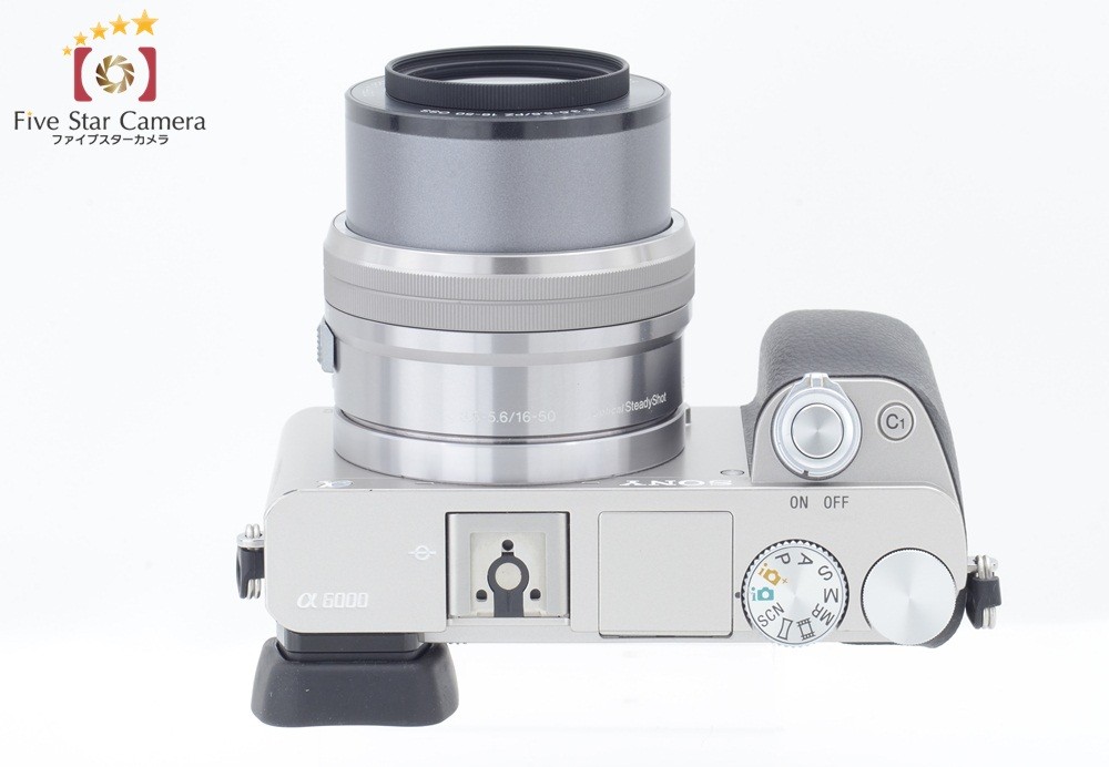 ■美品■ ソニー SONY α6000 パワーズームレンズキット シルバー SONY 【中古】SONY ソニー α6000 シルバー パワーズームレンズ