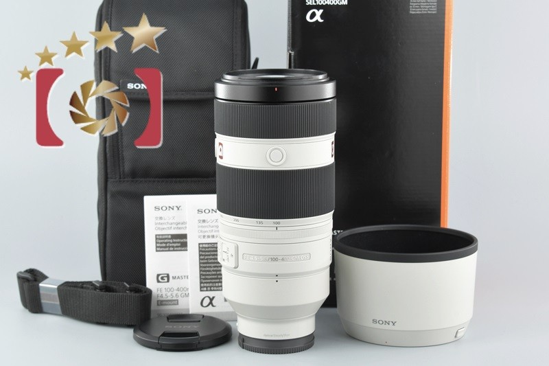 ⑪SONY SEL100400GM 中古　箱無し 中古】SONY ソニー FE 100-400mm f/4.5-5.6 GM OSS SEL100400GM : 中古
