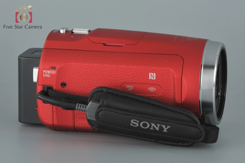 SONY 【中古】SONY ソニー HANDYCAM HDR-CX680 レッド デジタル