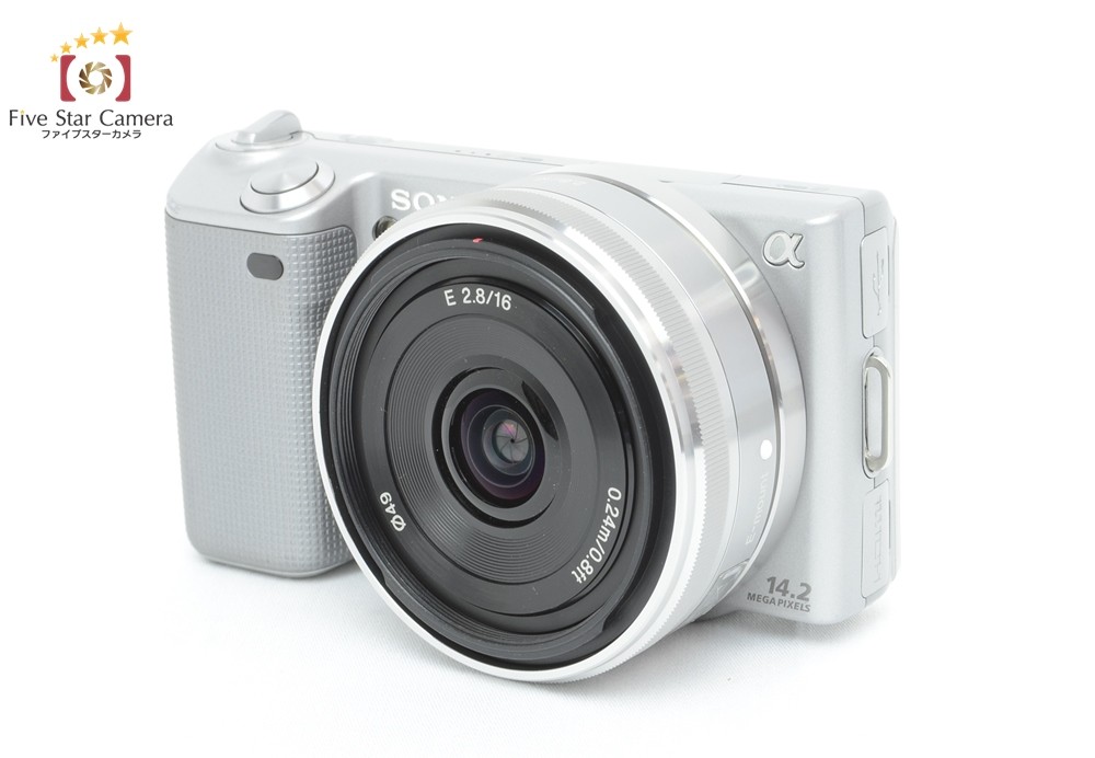 【中古】SONY ソニー α NEX-5 ダブルズームレンズキット シルバー SONY（ソニー） 【中古】SONY α NEX-5 ダブルレンズキット シルバー