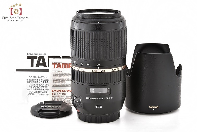 光学良好 元箱付 TAMRON 70-300mm A005 キヤノン用　EF TAMRON 【中古】TAMRON タムロン A005 SP 70-300mm f/4-5.6 Di