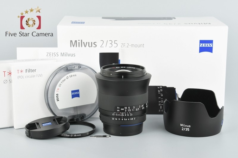中古】Carl Zeiss カールツァイス Milvus 2/35 35mm f/2 ZF.2 T