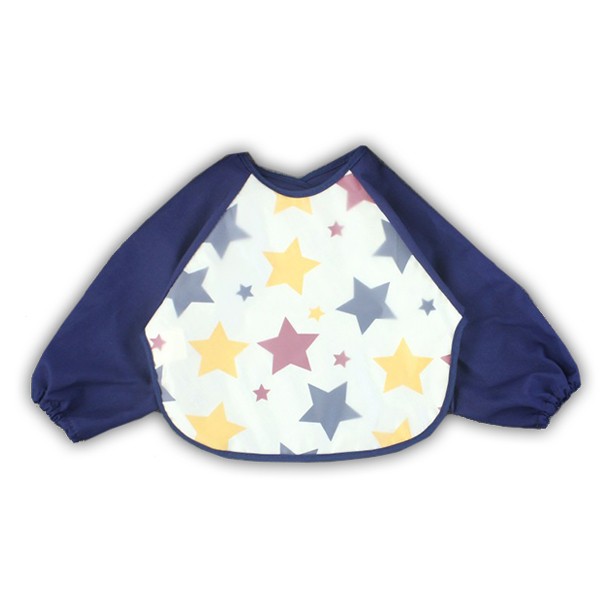 【レビューを書いてメール便送料無料】袖あり ベビー お食事エプロン 選べる3枚セット よだれかけ ポケット スタイ 防水 かわいい 赤ちゃん 保育園 幼稚園 長袖 |  | 07