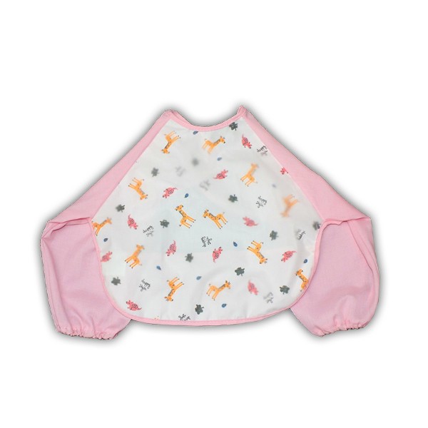 【レビューを書いてメール便送料無料】袖あり ベビー お食事エプロン 選べる3枚セット よだれかけ ポケット スタイ 防水 かわいい 赤ちゃん 保育園 幼稚園 長袖 |  | 10