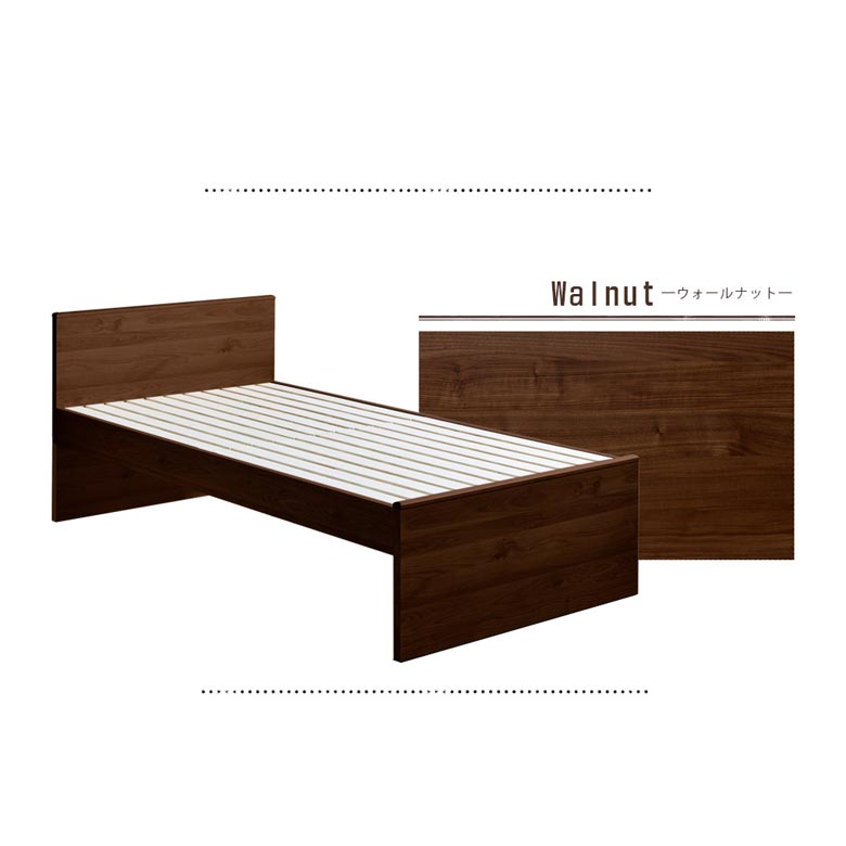 シングルベッド ベッドフレーム ハイタイプ ベッド シングル 木製 日本製 すのこ お掃除ロボット対応 木目 すのこ床板｜fiveseason｜04