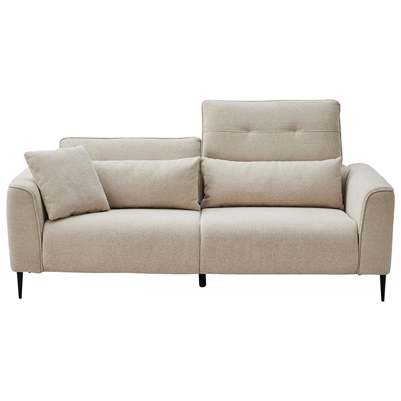 3人掛けソファ ハイバックソファ 2way 幅198cm 背もたれ可動式