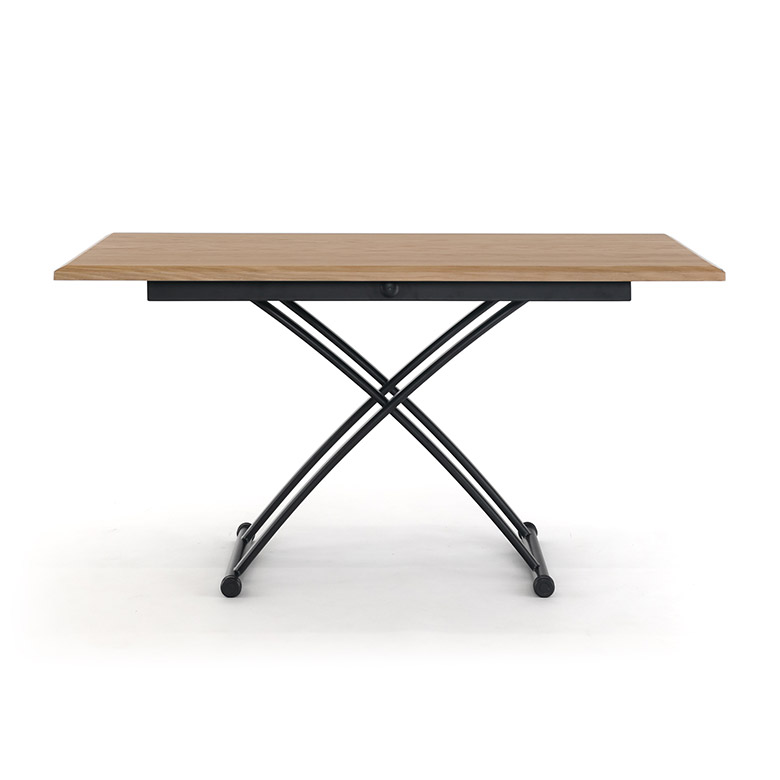 昇降式ダイニングテーブル センターテーブル デスク 単品 幅135cm 木目柄 おしゃれ 北欧 シンプル モダン