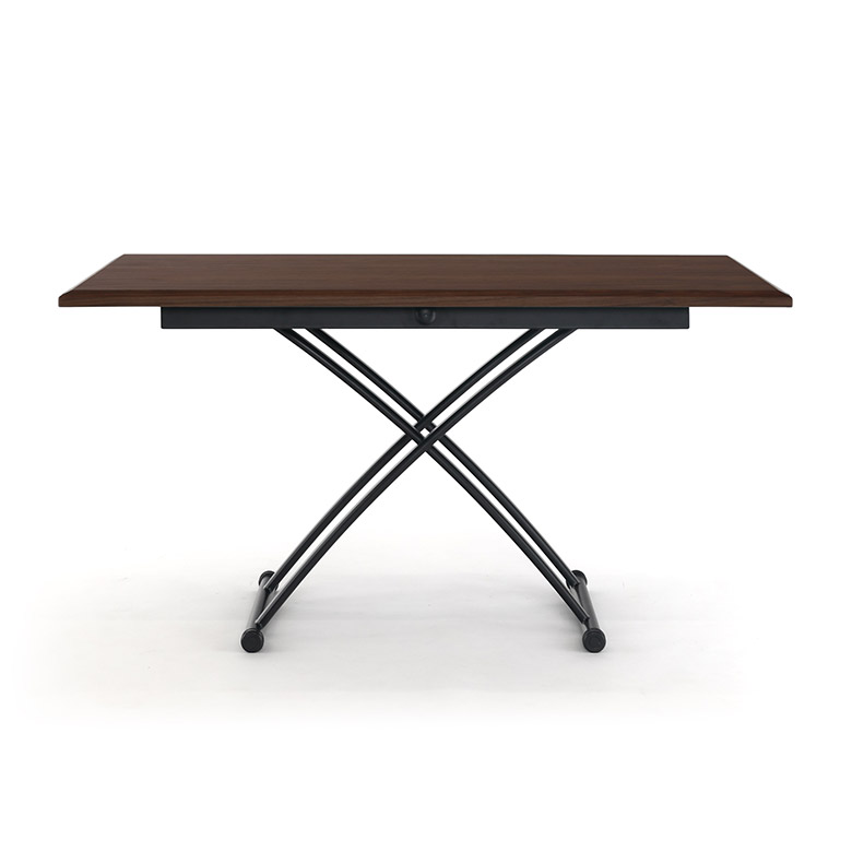 昇降式ダイニングテーブル センターテーブル デスク 単品 幅135cm 木目柄 おしゃれ 北欧 シンプル モダン