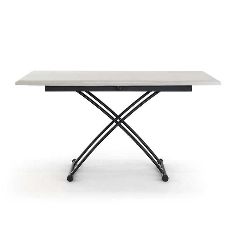 昇降式ダイニングテーブル センターテーブル デスク 単品 幅135cm 木目柄 おしゃれ 北欧 シンプル モダン