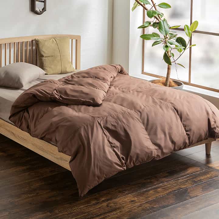 未来商会 掛け布団 羽毛布団 190×210cm 単品 ダブルロングサイズ