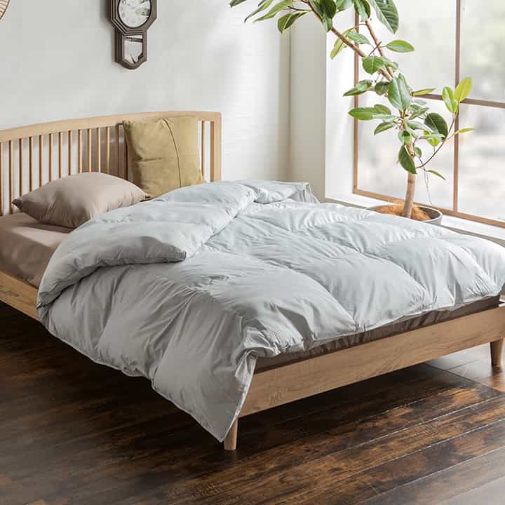 未来商会 掛け布団 羽毛布団 190×210cm 単品 ダブルロングサイズ