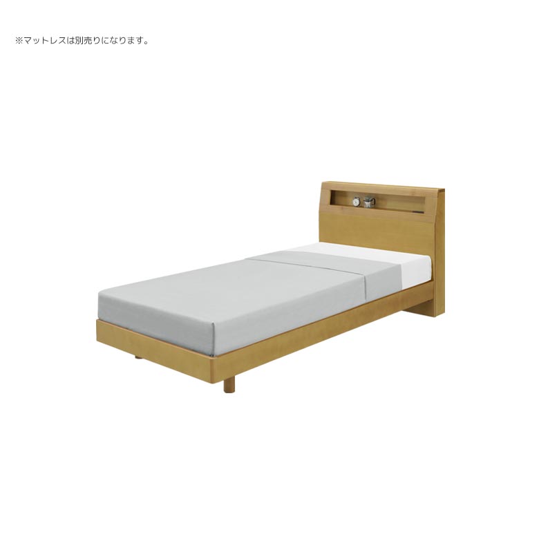 未来商会 シングルベッド 宮付き ベッドフレーム ベッド シングル